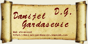 Danijel Gardašević vizit kartica